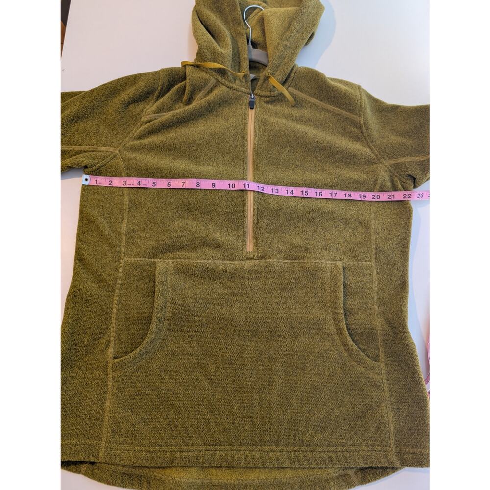 Duluth Trading Co Sweater Two Harbors Fleece Polartec Yellow Green Size L - Picture 9 of 10